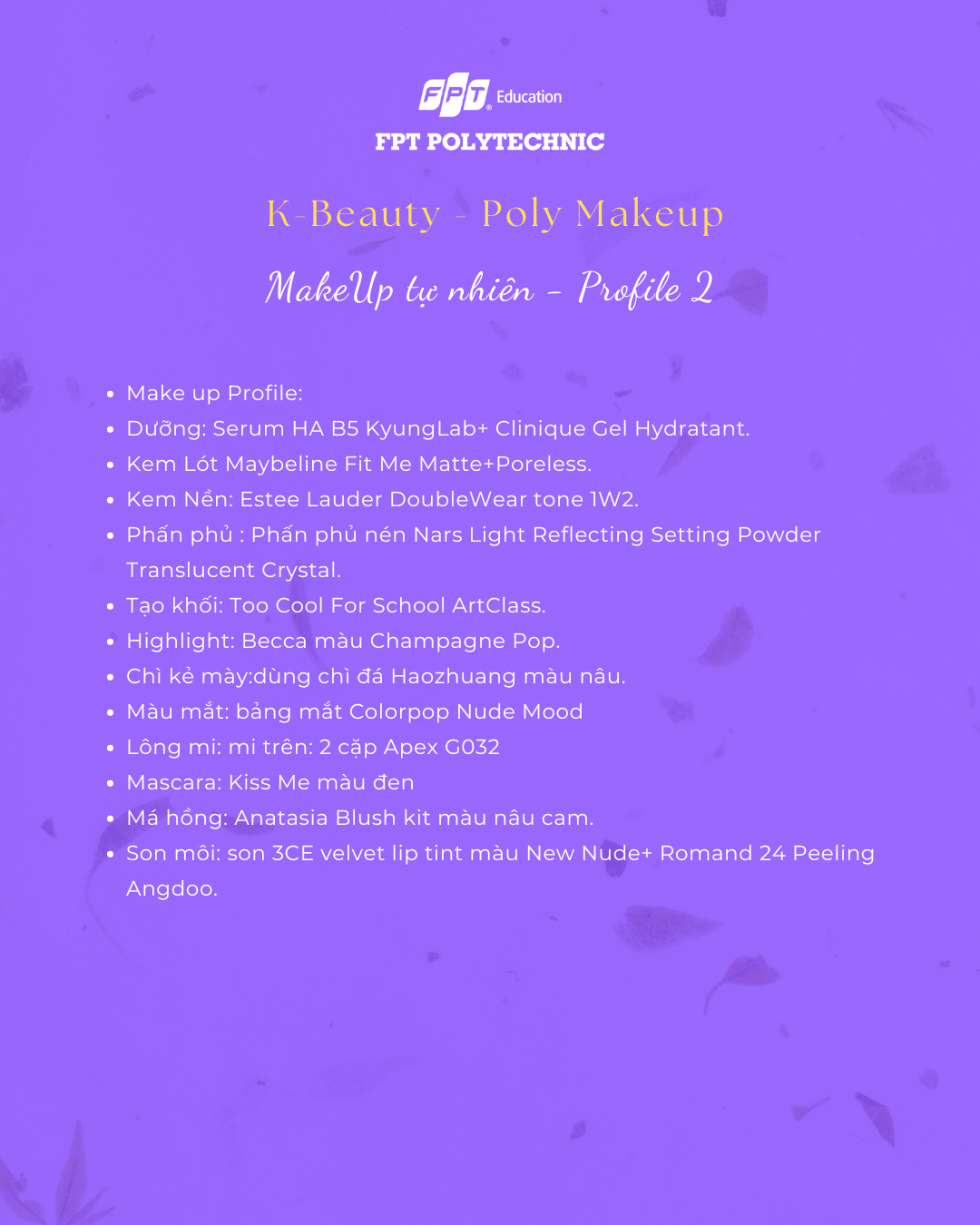 Make up chụp ảnh profile 2